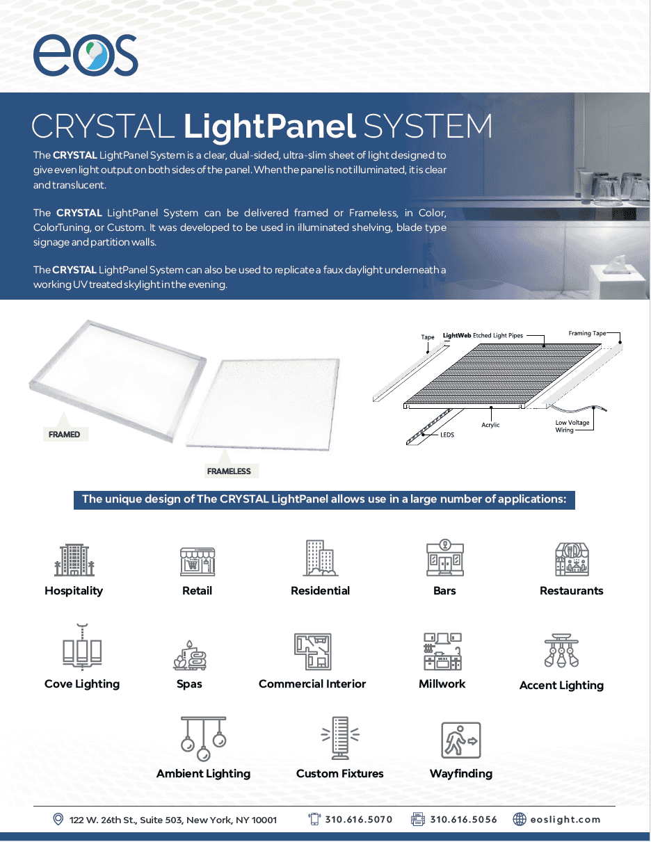 Specification Sheets | EOS Light